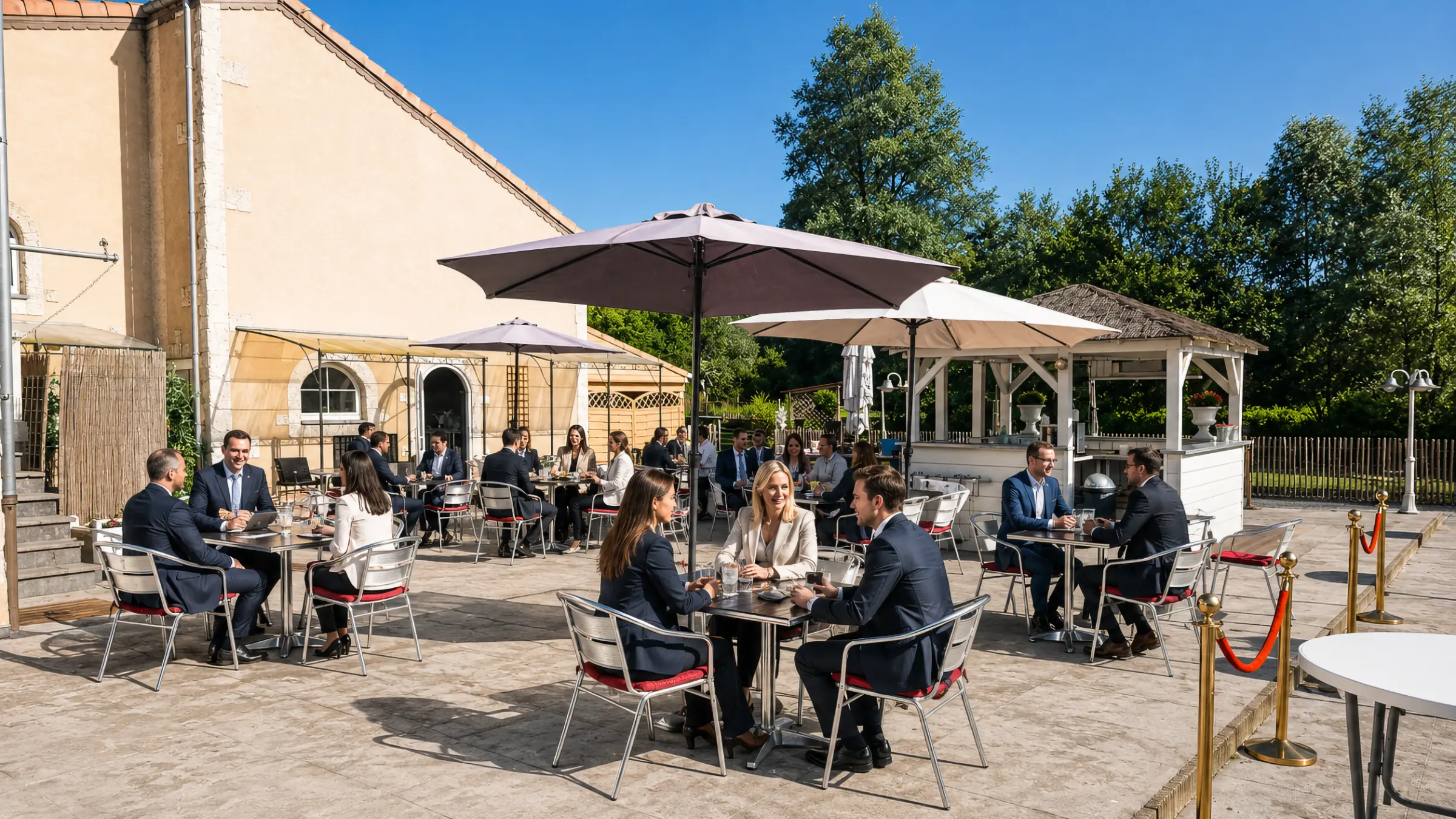Petite terrasse pour une pause en extérieur